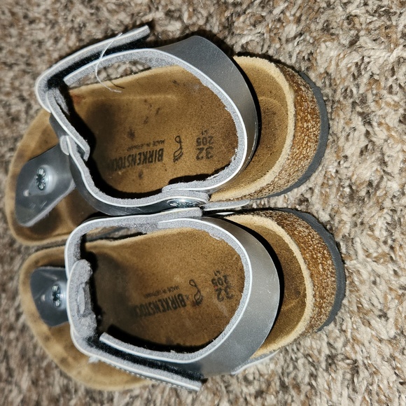 Birkenstock Papillio silver platform sandals 32 - Picture 5 of 9